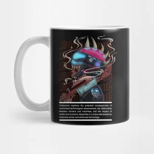 Cyberpunk skull Mug